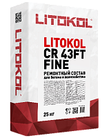 Тиксотропный ремонтный состав для  бетона LITOKOL CR43FT Fine, 25 кг